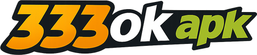333ok apk homepage logo in forest green style
